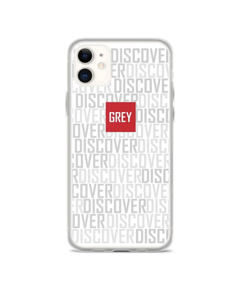 Signature Red Box Logo (Ver. 3) iPhone Case-Phone Cases-Black-iPhone 11-GREY Style