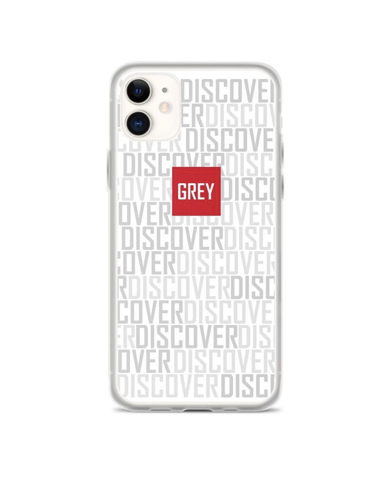 Signature Red Box Logo (Ver. 3) iPhone Case-Phone Cases-White-iPhone 11-GREY Style