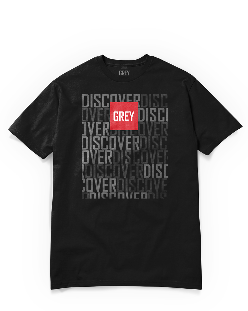 Signature discoverGREY Logo Tee-T-Shirt-Black-XS-GREY Style