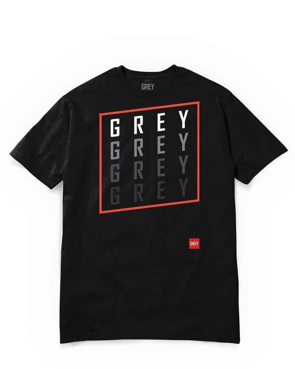 Slanted GREY Square Tee-T-Shirt-White-XS-GREY Style