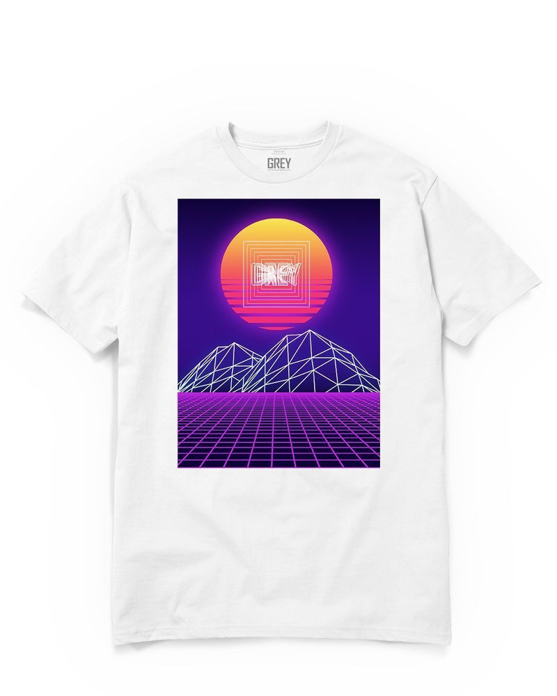 The Rising ☀️ In The Retroland Tee-T-Shirt-Black-XS-GREY Style