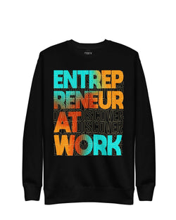 Entrepreneur At Work Sweatshirt-Sweatshirt-Black-S-GREY Style