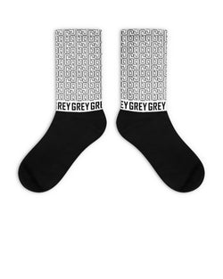 GREYGANG Signature Pattern Socks-Socks-L-GREY Style
