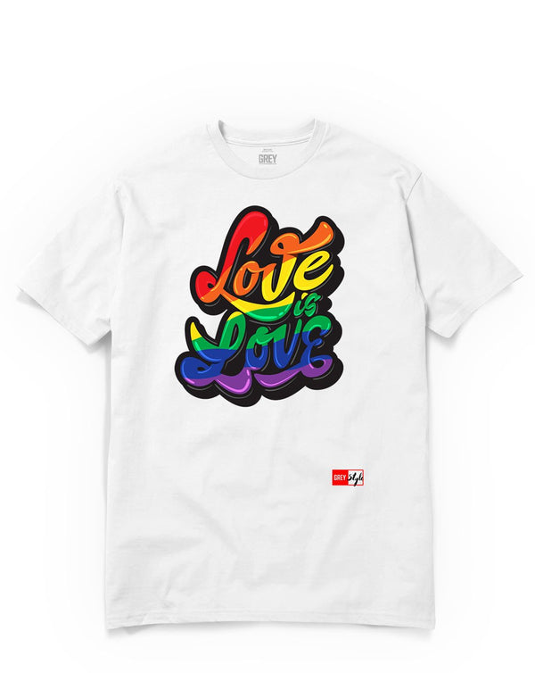 Love Is Love Tee (2021) - In Collab With Howard Brown Health-White-XS-GREY Style