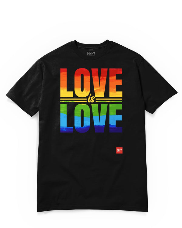 Love Is Love Tee - In Collab With Howard Brown Health-T-Shirt-Black-XS-GREY Style