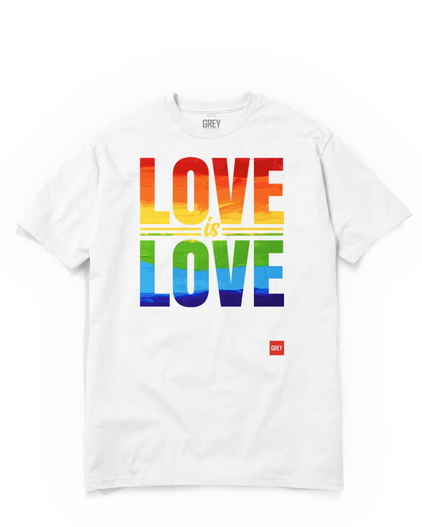 Love Is Love Tee - In Collab With Howard Brown Health-T-Shirt-White-XS-GREY Style
