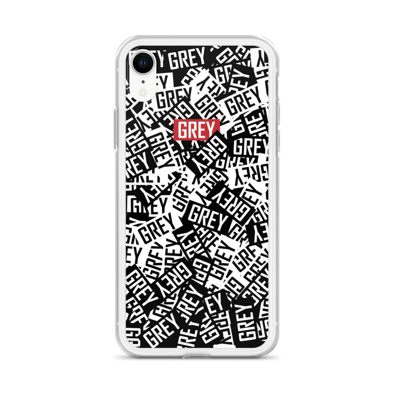 Official Messy Logo iPhone Case-Phone Cases-iPhone 11-GREY Style