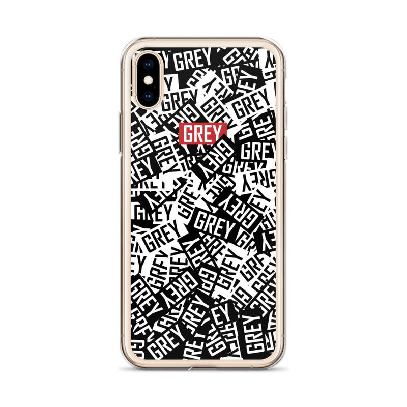 Official Messy Logo iPhone Case – GREY Style Official Messy Logo iPhone Case – GREY Style
