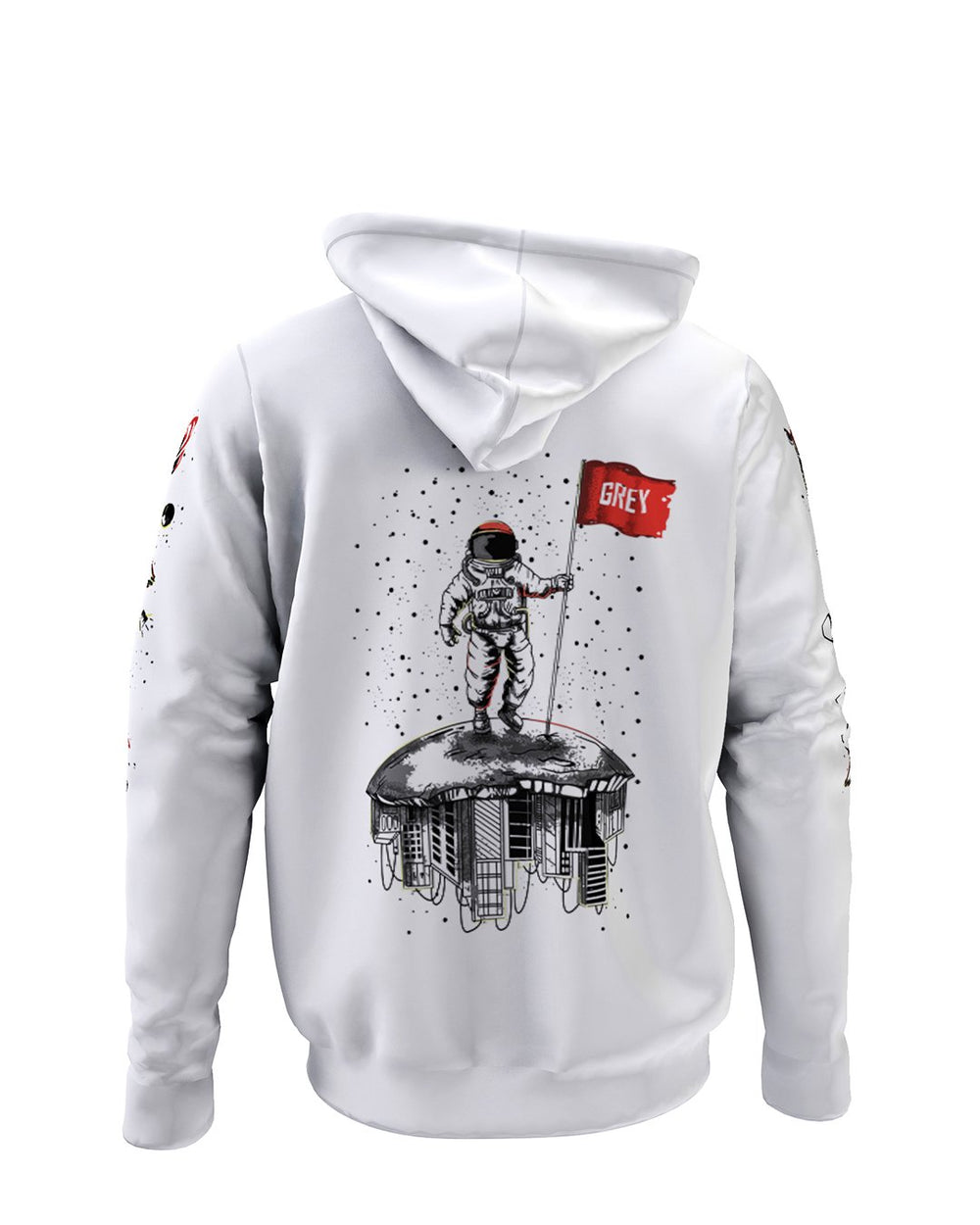 Propellant Astronaut Hoodie GREY Style