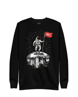 Propellant Astronaut Sweatshirt-Sweatshirt-Black-S-GREY Style